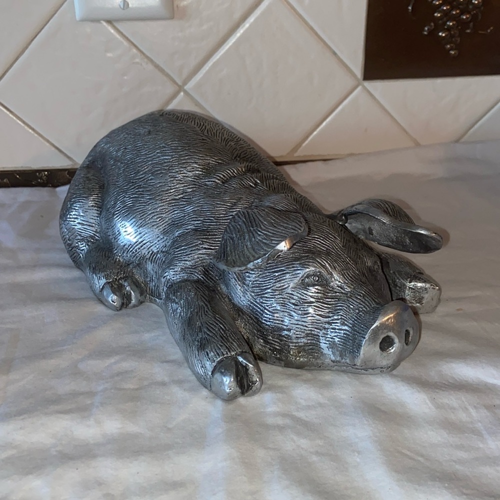 Rare Vintage Cast Aluminum Pig.
